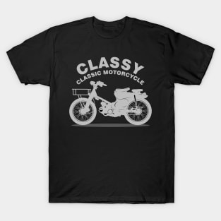 Classy Classic Motorcycle 01-B T-Shirt